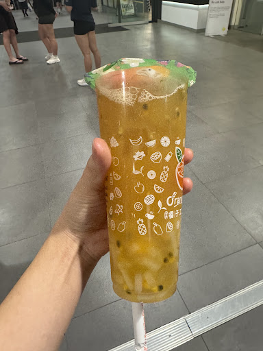 Orange Tea fruit tea cup