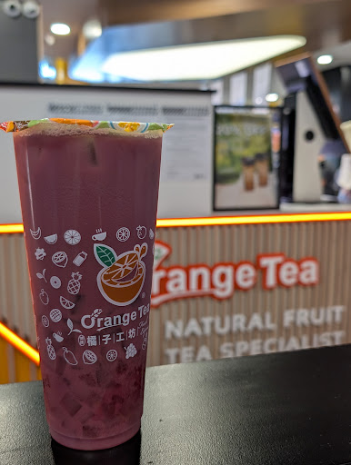 Purple fruit tea from Orange Tea Toowong Village